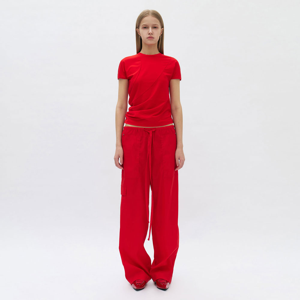 Cargo String Pants (Red)
